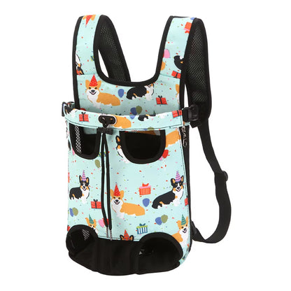 New Outdoor Dog Bag Camouflage Breathable Backpack for Dog Travel Puppy Carrier Transport Vehicle Pet Mesh Dog Carrying Bag