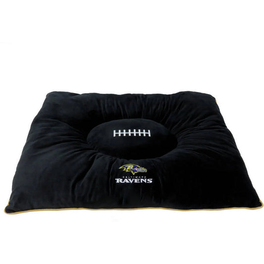 NFL Baltimore Ravens Pillow Bed Mattress - Premium Quality Soft & Cozy Plush! 20+ Teams! for PETS