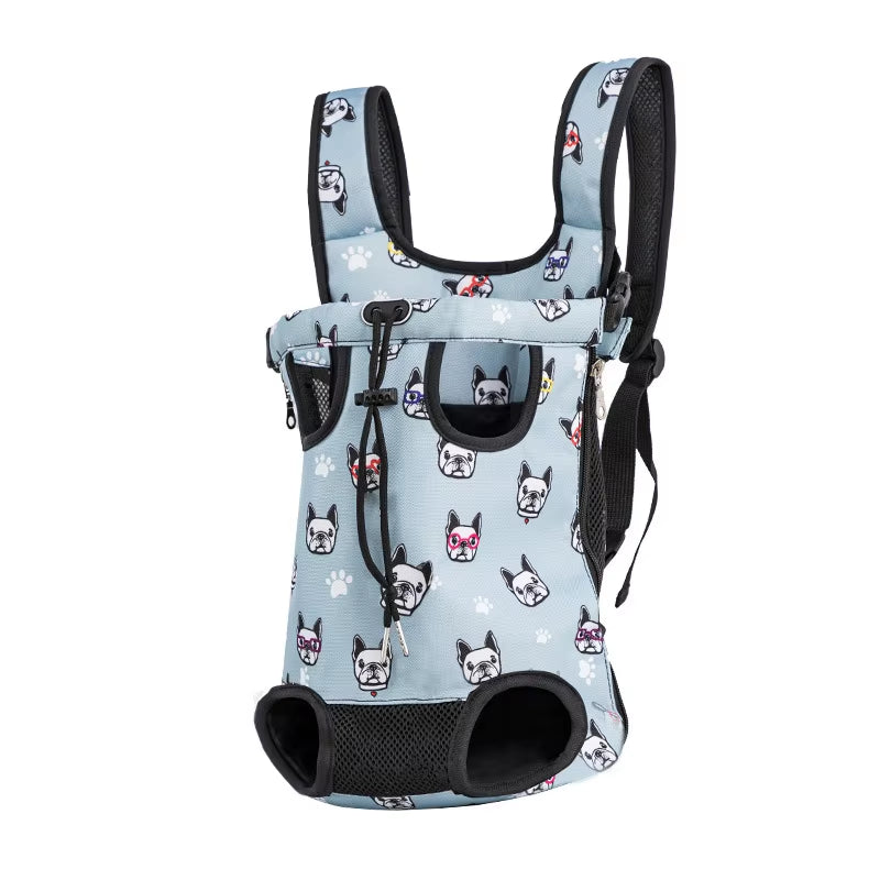 New Outdoor Dog Bag Camouflage Breathable Backpack for Dog Travel Puppy Carrier Transport Vehicle Pet Mesh Dog Carrying Bag