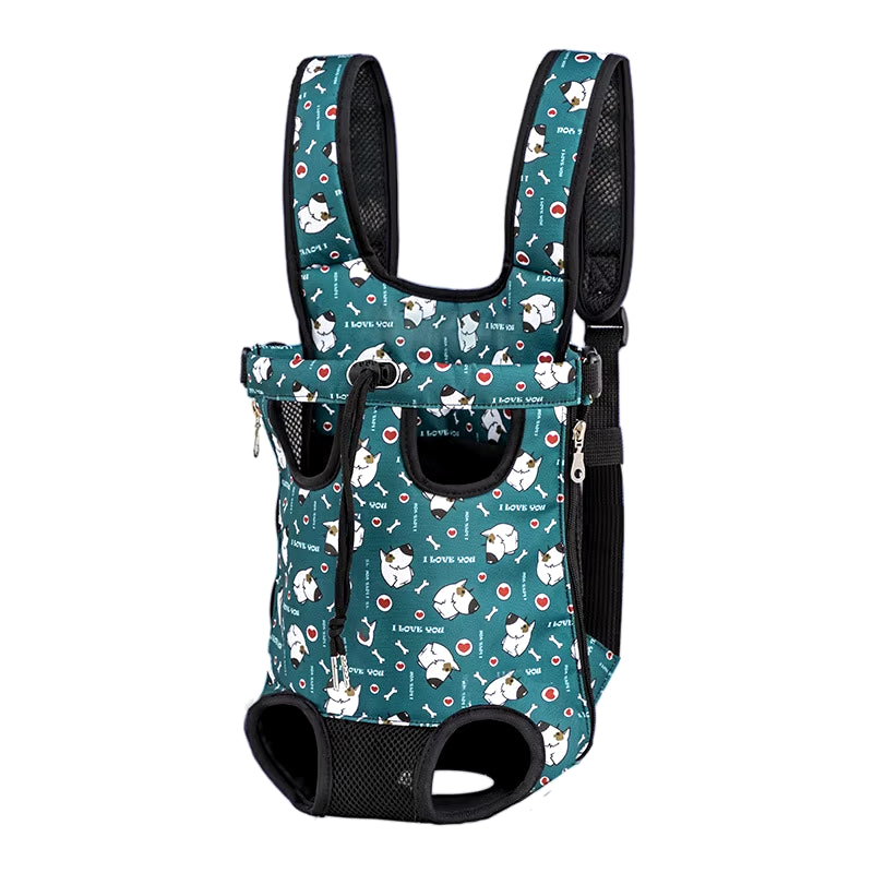 New Outdoor Dog Bag Camouflage Breathable Backpack for Dog Travel Puppy Carrier Transport Vehicle Pet Mesh Dog Carrying Bag